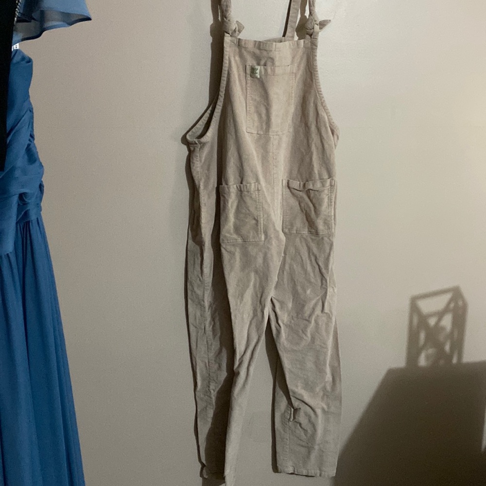 Lucy & Yak Dusty Pink Tan Original Corduroy Overalls